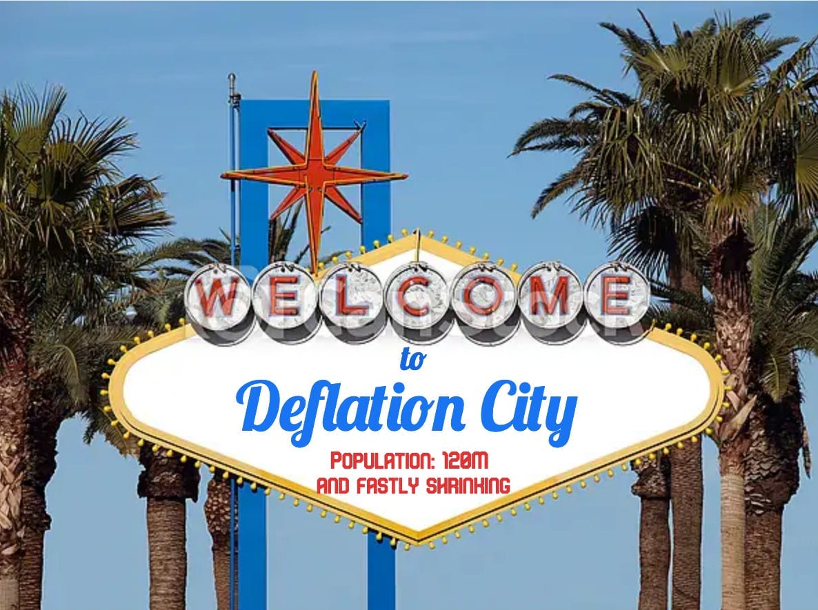 Welcome to Deflation City