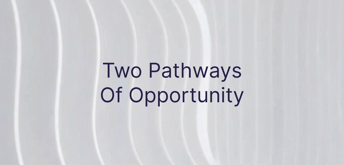 Two Pathways Of Opportunity