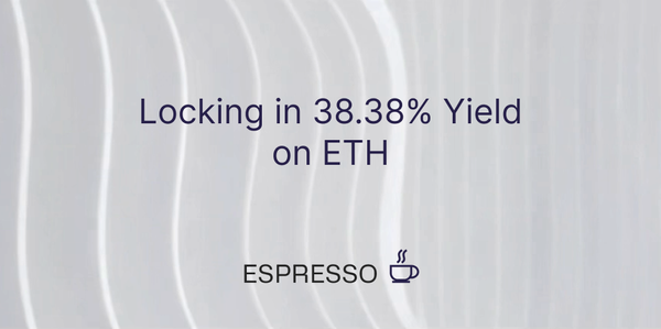 Locking in 38.38% Yield on ETH